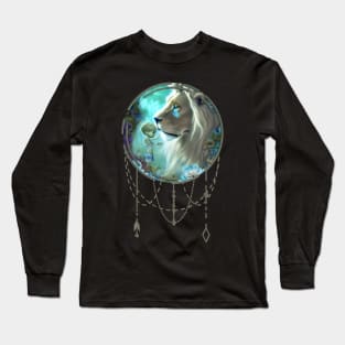 The Lion  a Wild and Magical Friend of the cute fairy Long Sleeve T-Shirt